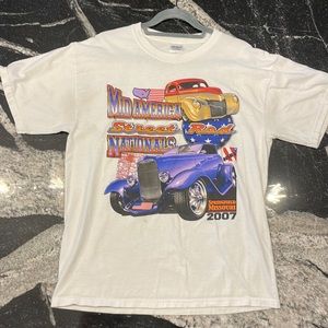 Vintage Gildan cotton shirt.  Mid America street nationals
